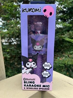 Kuromi Bluetooth Bling Karaoke Mic & Wireless Speaker